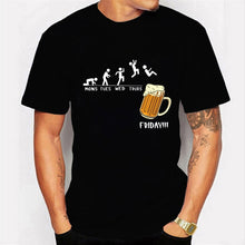 Load image into Gallery viewer, Men Funny Graphic Friday Beer Print T Shirts freeshipping - Tyche Ace