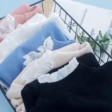 Load image into Gallery viewer, Knitted Turtleneck Long Sleeve Pearl Decorated Design Sweaters For Women