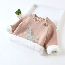Load image into Gallery viewer, Unisex Animal Cartoon Design Warm Sweaters For Kids