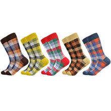 Load image into Gallery viewer, Casual Business Happy Combed Breathable Cotton Socks For Men