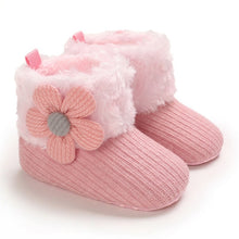 Load image into Gallery viewer, Winter Flower Design Cute Boots For Kids