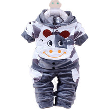 Load image into Gallery viewer, Unisex Cartoon Design T-shirt+Pants Sets For Kids