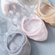 Load image into Gallery viewer, 3 Pairs Transparent Lace Flower Design Elastic Invisible Boat Best Socks For Women freeshipping - Tyche Ace