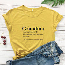 Load image into Gallery viewer, Grandma Print Design Casual Graphic Summer T Shirt freeshipping - Tyche Ace