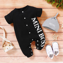 Load image into Gallery viewer, Long Sleeve Baby Rompers And Hat Set For Toddlers