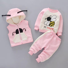 Load image into Gallery viewer, Unisex Baby Dog Cartoon Design Long Sleeve Jacket & Trousers Suit