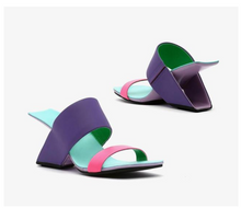 Load image into Gallery viewer, Open Toe Gladiator Chunky Wedge Heels Sandals freeshipping - Tyche Ace