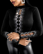 Load image into Gallery viewer, Women Sexy Summer Studded Mesh Long Sleeve Pullover - Tyche Ace