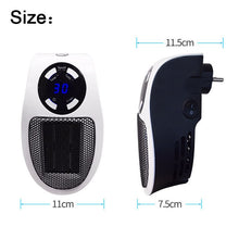 Load image into Gallery viewer, Energy Saving Intelligent Temperature Control Portable Electric Plug in Wall Heater Radiator