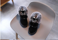 Load image into Gallery viewer, Unisex Winter Soft Bottom Plush Faux Fur Boots For Kids