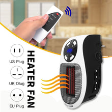 Load image into Gallery viewer, Energy Saving Intelligent Temperature Control Portable Electric Plug in Wall Heater Radiator