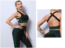 Load image into Gallery viewer, 2/3Pcs Seamless Women Yoga Workout Sportswear- Bra and Leggings Set