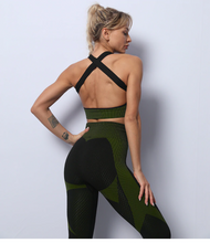 Load image into Gallery viewer, 2/3Pcs Seamless Women Yoga Workout Sportswear- Bra and Leggings Set