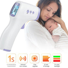 Load image into Gallery viewer, Adults/Children Digital Non-Contact Infrared LCD Display Laser Temperature Thermometer freeshipping - Tyche Ace