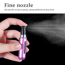 Load image into Gallery viewer, Aluminium Mini Portable Perfume Refillable Travel Spray Bottle freeshipping - Tyche Ace