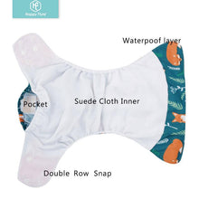 Load image into Gallery viewer, Baby 4pcs/set Washable Eco-Friendly Cloth Reusable Adjustable Nappies freeshipping - Tyche Ace
