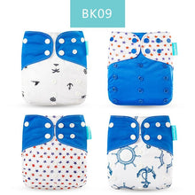 Load image into Gallery viewer, Baby 4pcs/set Washable Eco-Friendly Cloth Reusable Adjustable Nappies freeshipping - Tyche Ace
