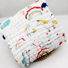 Load image into Gallery viewer, Baby 6 Layer Super Soft Muslin Swaddle Wrap Blankets freeshipping - Tyche Ace