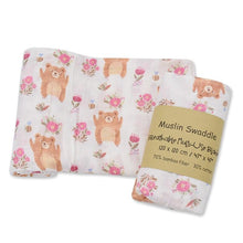 Load image into Gallery viewer, Baby Bamboo Cotton Breathable Soft Muslin Wrap Blankets freeshipping - Tyche Ace