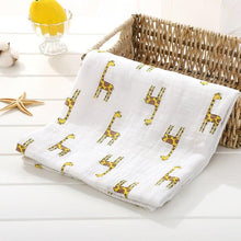 Load image into Gallery viewer, Baby Bamboo Cotton Diaper Gauze Muslin Swaddle Blankets freeshipping - Tyche Ace