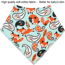 Load image into Gallery viewer, Baby Cotton Cartoon Slabber Absorbent Bandana Cloth Bibs freeshipping - Tyche Ace