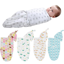 Load image into Gallery viewer, Baby Cotton Cocoon Swaddle Blanket +Cap Sleeping Sack Bedding freeshipping - Tyche Ace