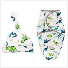 Load image into Gallery viewer, Baby Cotton Cocoon Swaddling Blanket Envelope Sleep Sack and Cap freeshipping - Tyche Ace