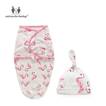 Load image into Gallery viewer, Baby Cotton Cocoon Swaddling Blanket Envelope Sleep Sack and Cap freeshipping - Tyche Ace