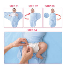 Load image into Gallery viewer, Baby Cotton Cocoon Swaddling Blanket Envelope Sleep Sack and Cap freeshipping - Tyche Ace