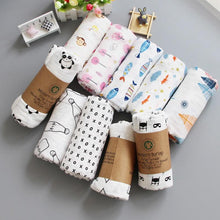 Load image into Gallery viewer, Baby Cotton Muslin Swaddle Wrap Blankets Stroller Covers freeshipping - Tyche Ace