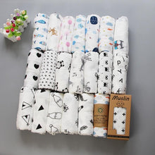 Load image into Gallery viewer, Baby Cotton Muslin Swaddle Wrap Blankets Stroller Covers freeshipping - Tyche Ace