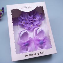 Load image into Gallery viewer, Baby Cute Bowknot Socks Booties+ Hair Band Set freeshipping - Tyche Ace