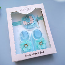 Load image into Gallery viewer, Baby Cute Bowknot Socks Booties+ Hair Band Set freeshipping - Tyche Ace