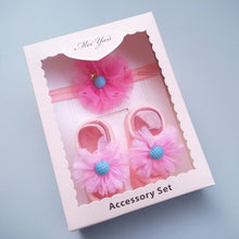 Load image into Gallery viewer, Baby Cute Bowknot Socks Booties+ Hair Band Set freeshipping - Tyche Ace