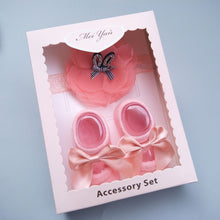 Load image into Gallery viewer, Baby Cute Bowknot Socks Booties+ Hair Band Set freeshipping - Tyche Ace