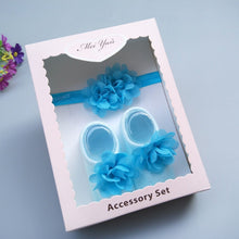 Load image into Gallery viewer, Baby Cute Bowknot Socks Booties+ Hair Band Set freeshipping - Tyche Ace