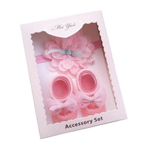 Load image into Gallery viewer, Baby Cute Bowknot Socks Booties+ Hair Band Set freeshipping - Tyche Ace
