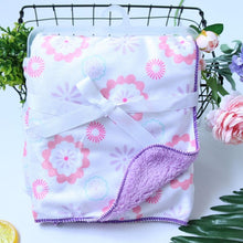 Load image into Gallery viewer, Baby Double Layered Coral Fleece Swaddle Wrap Blanket freeshipping - Tyche Ace