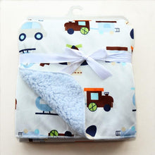 Load image into Gallery viewer, Baby Double Layered Coral Fleece Swaddle Wrap Blanket freeshipping - Tyche Ace