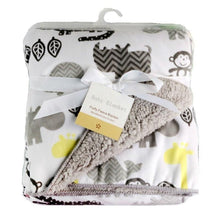 Load image into Gallery viewer, Baby Double Layered Coral Fleece Swaddle Wrap Blanket freeshipping - Tyche Ace