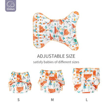 Load image into Gallery viewer, Baby Eco-Friendly Bamboo Washable Cloth Reusable Heavy Wetter Hybrid Nappies freeshipping - Tyche Ace