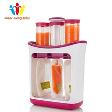 Load image into Gallery viewer, Baby Feeding Squeeze Fruit Juice Station Pouches Container Storage Kit freeshipping - Tyche Ace