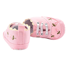 Load image into Gallery viewer, Baby Girl Lace Floral Embroidered Soft Shoes freeshipping - Tyche Ace