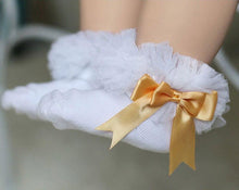 Load image into Gallery viewer, Baby Girls Cotton Lace Ruffle Bowtie  Socks freeshipping - Tyche Ace
