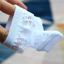 Load image into Gallery viewer, Baby Girls Silk Cute Lace Flower Mesh Non- Slip Socks freeshipping - Tyche Ace