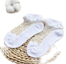 Load image into Gallery viewer, Baby Girls Silk Cute Lace Flower Mesh Non- Slip Socks freeshipping - Tyche Ace