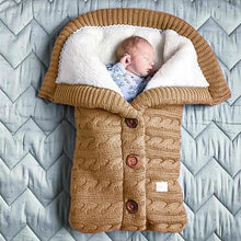 Load image into Gallery viewer, Baby Knitted Brushed Wool Out Door Stroller Sleeping Bag freeshipping - Tyche Ace