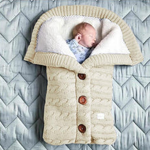 Load image into Gallery viewer, Baby Knitted Brushed Wool Out Door Stroller Sleeping Bag freeshipping - Tyche Ace