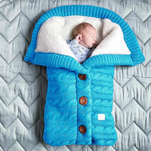 Load image into Gallery viewer, Baby Knitted Brushed Wool Out Door Stroller Sleeping Bag freeshipping - Tyche Ace