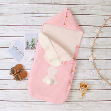 Load image into Gallery viewer, Baby Knitted Bunny Cartoon Swaddle Envelope Wrap Sleep Bags freeshipping - Tyche Ace